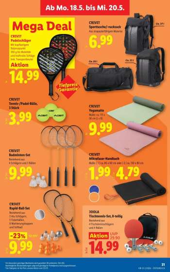 thumbnail - CRIVIT Sporttasche/-rucksack
