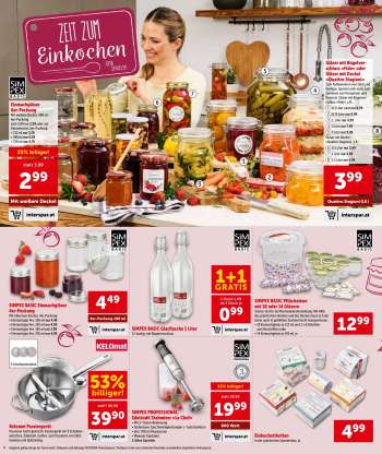 thumbnail - SIMPEX BASIC Glasflasche 1 Liter