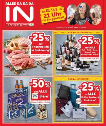 Angebote INTERSPAR - 13.5.2026 - 20.5.2026.