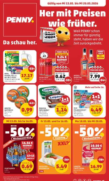 Angebote Penny - 13.5.2026 - 20.5.2026.