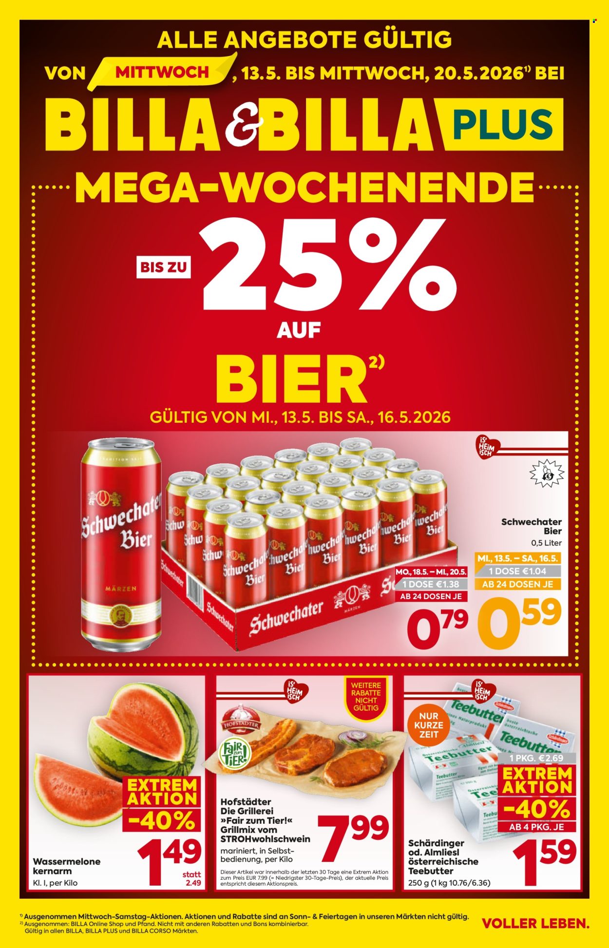 Angebote Billa - 13.5.2026 - 20.5.2026. Seite 1