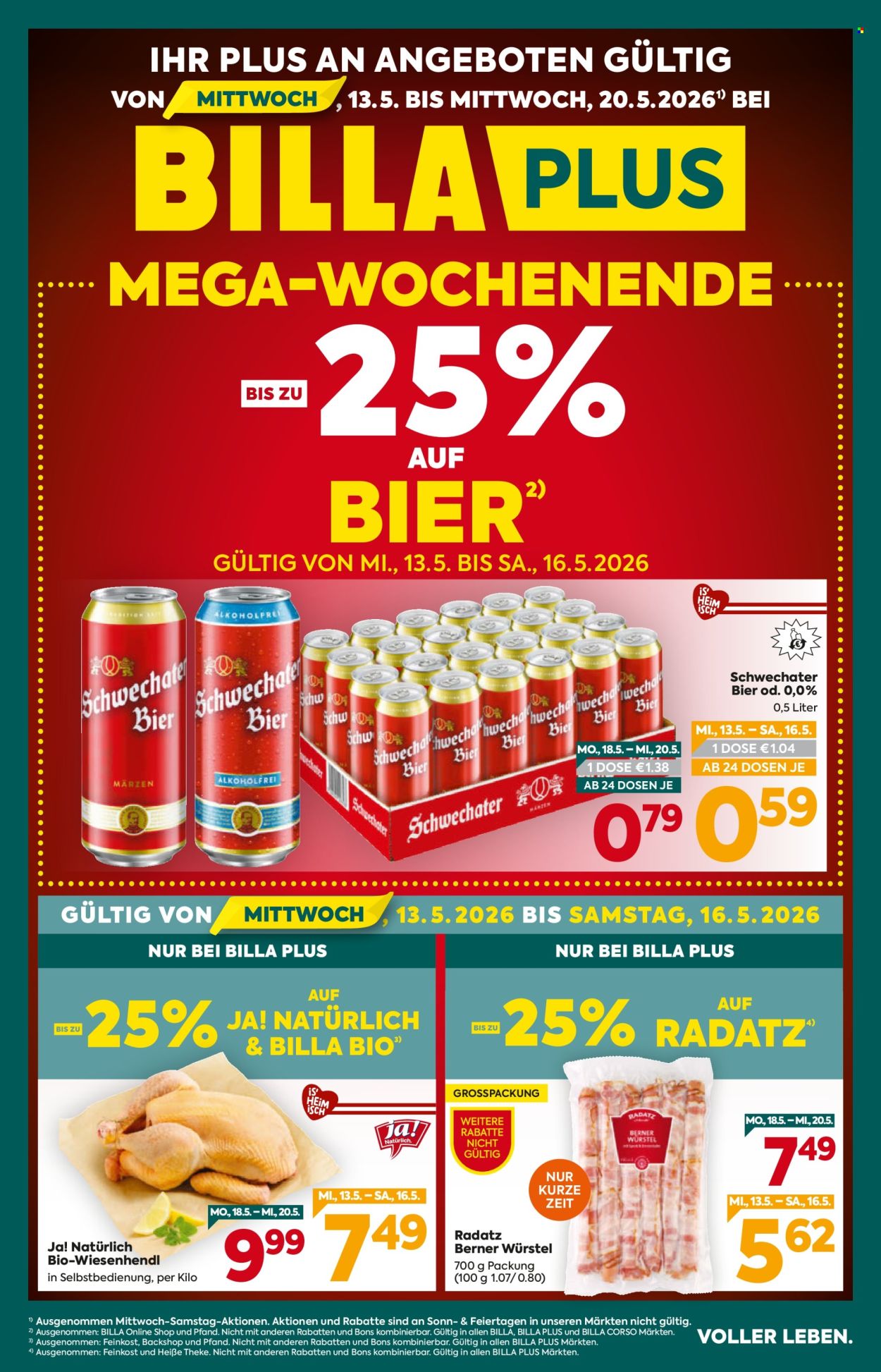 Angebote Billa Plus - 13.5.2026 - 20.5.2026. Seite 1