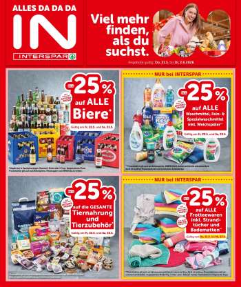 Angebote INTERSPAR - 21.5.2026 - 2.6.2026.