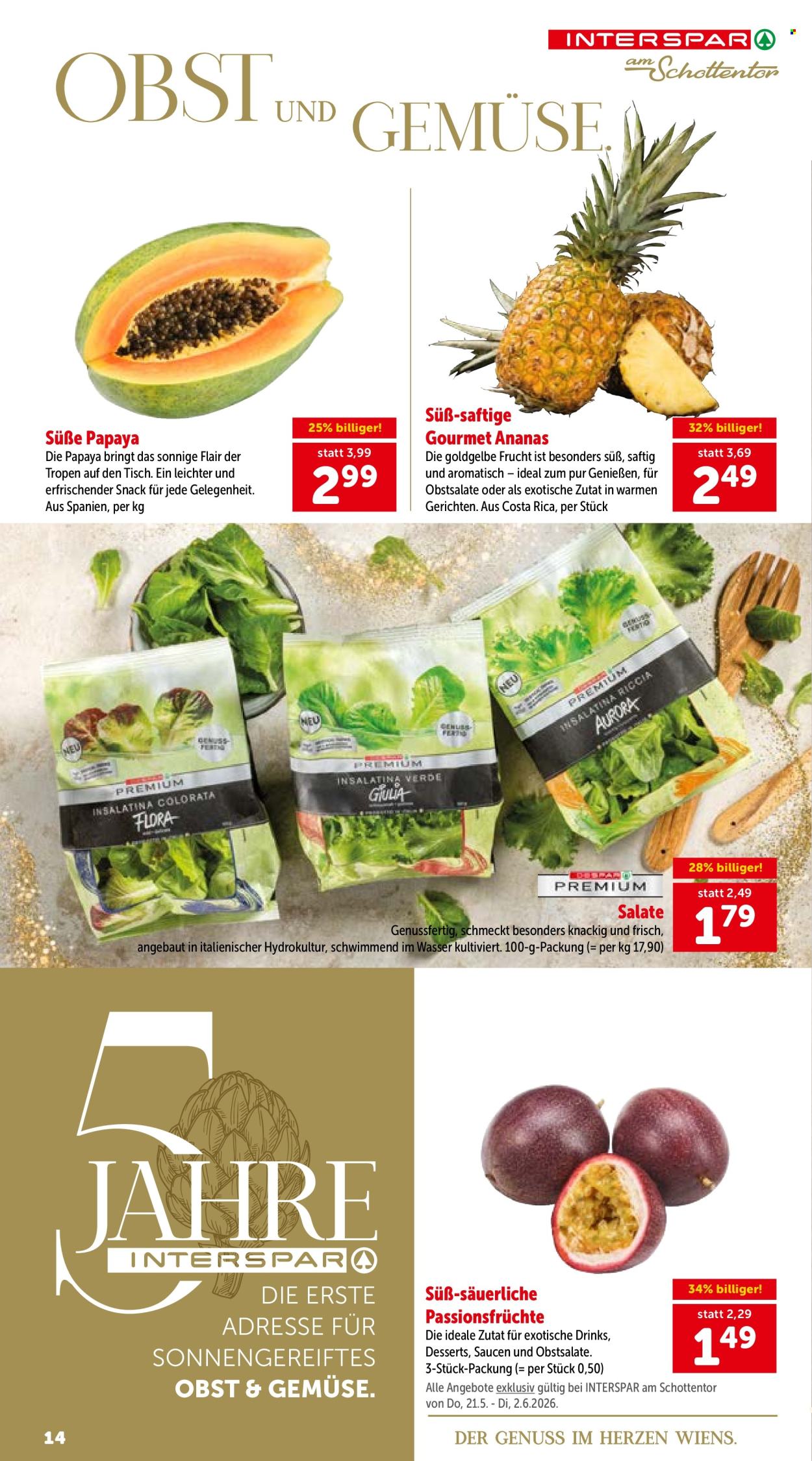 Angebote INTERSPAR - 21.5.2026 - 2.6.2026. Seite 14