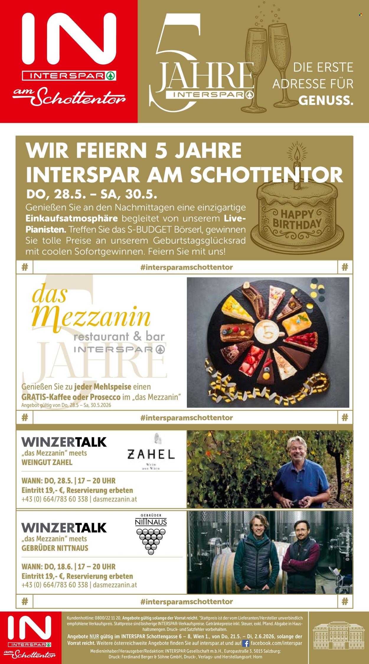 Angebote INTERSPAR - 21.5.2026 - 2.6.2026. Seite 16