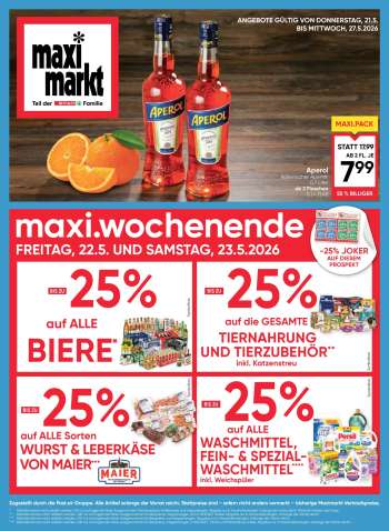 Angebote Maximarkt - 21.5.2026 - 27.5.2026.
