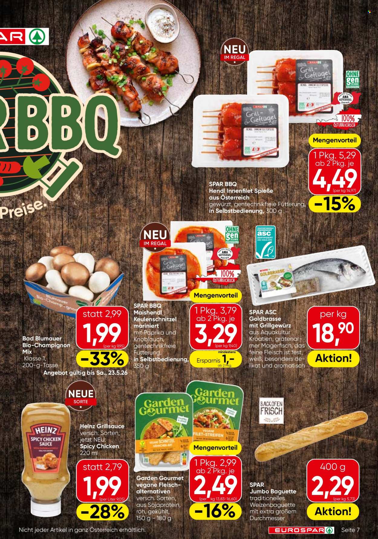 Angebote EUROSPAR - 21.5.2026 - 2.6.2026. Seite 7