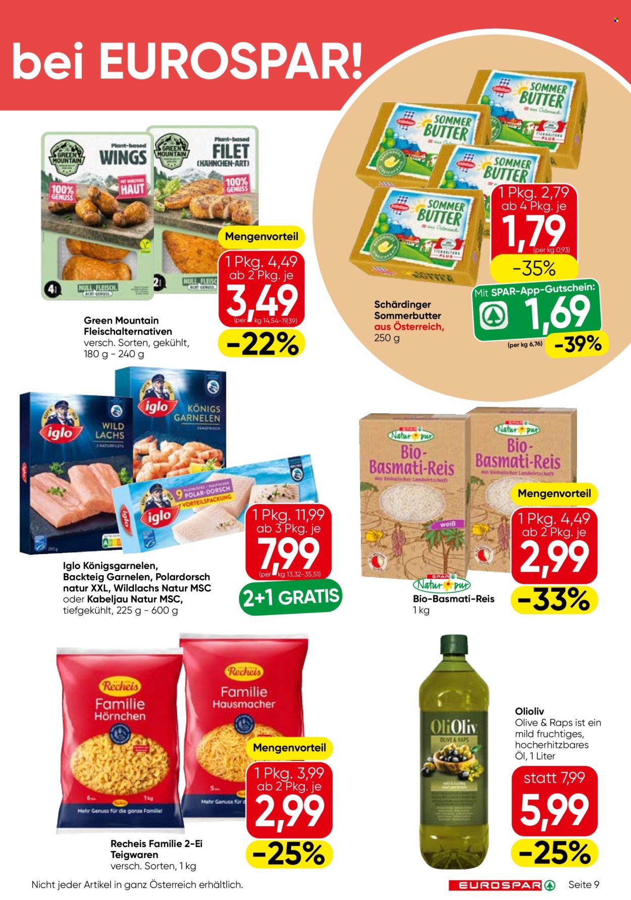 Angebote EUROSPAR - 21.5.2026 - 2.6.2026. Seite 9
