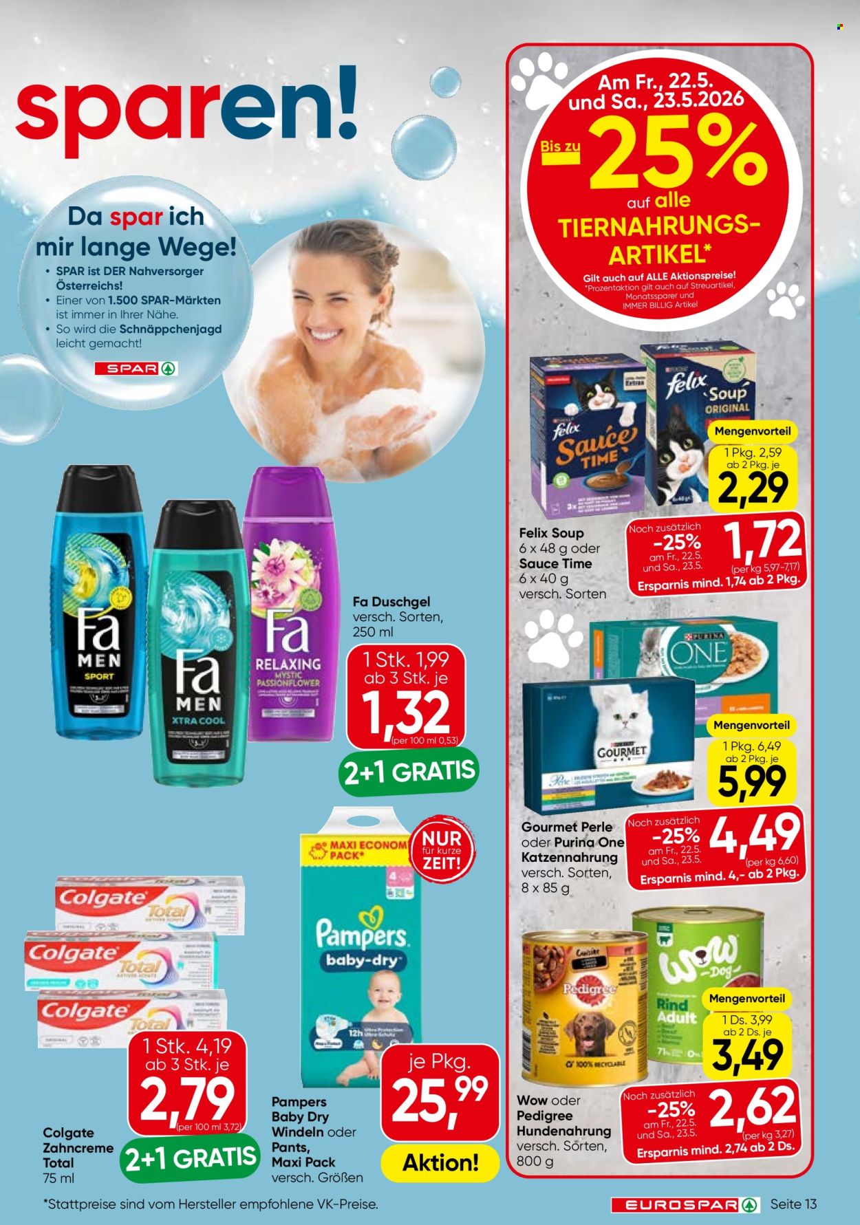 Angebote EUROSPAR - 21.5.2026 - 2.6.2026. Seite 13
