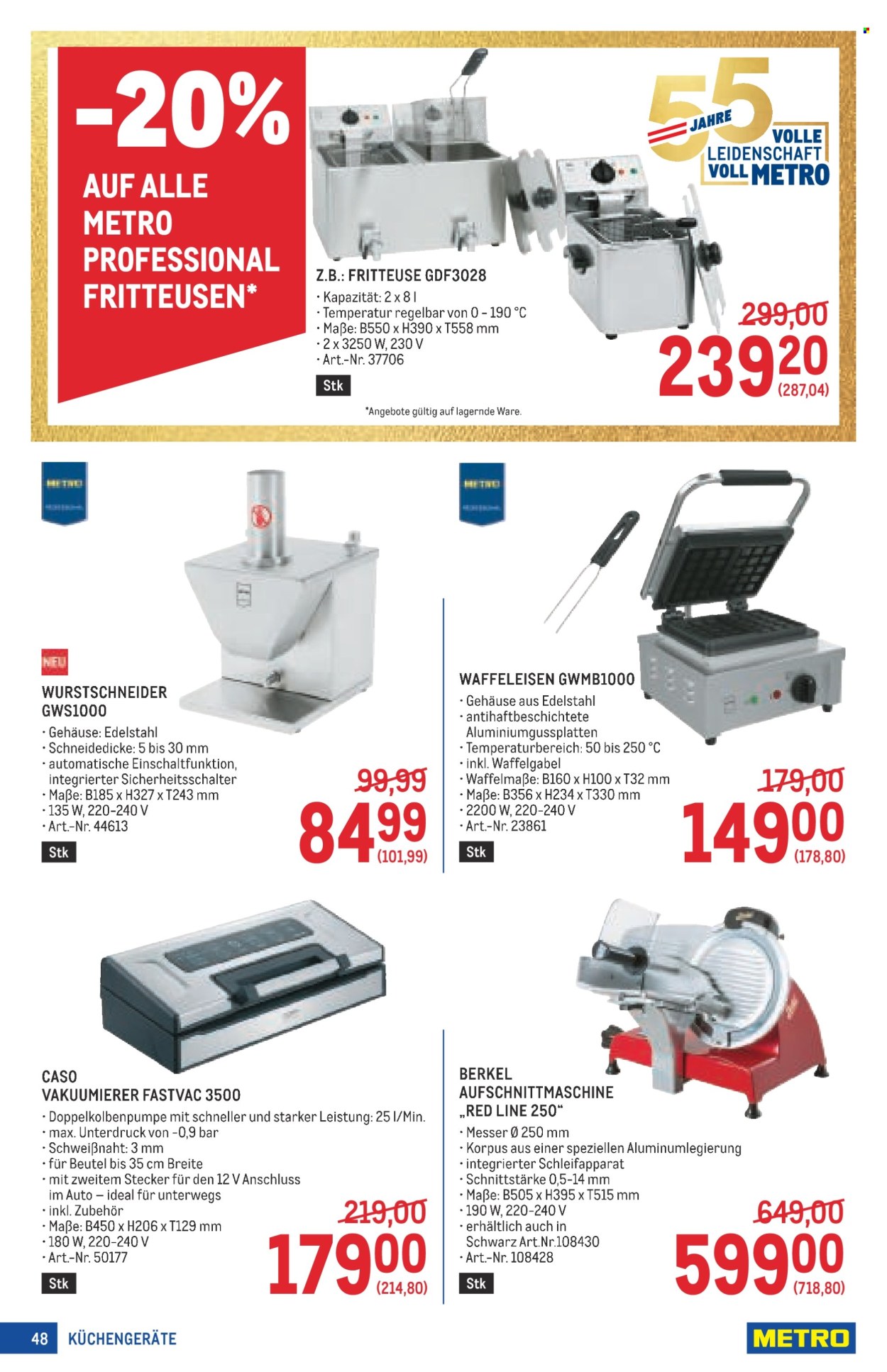 Angebote Metro - 28.5.2026 - 10.6.2026. Seite 48