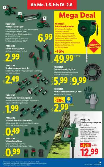 thumbnail - PARKSIDE Gartenschlauch, 20/30 m