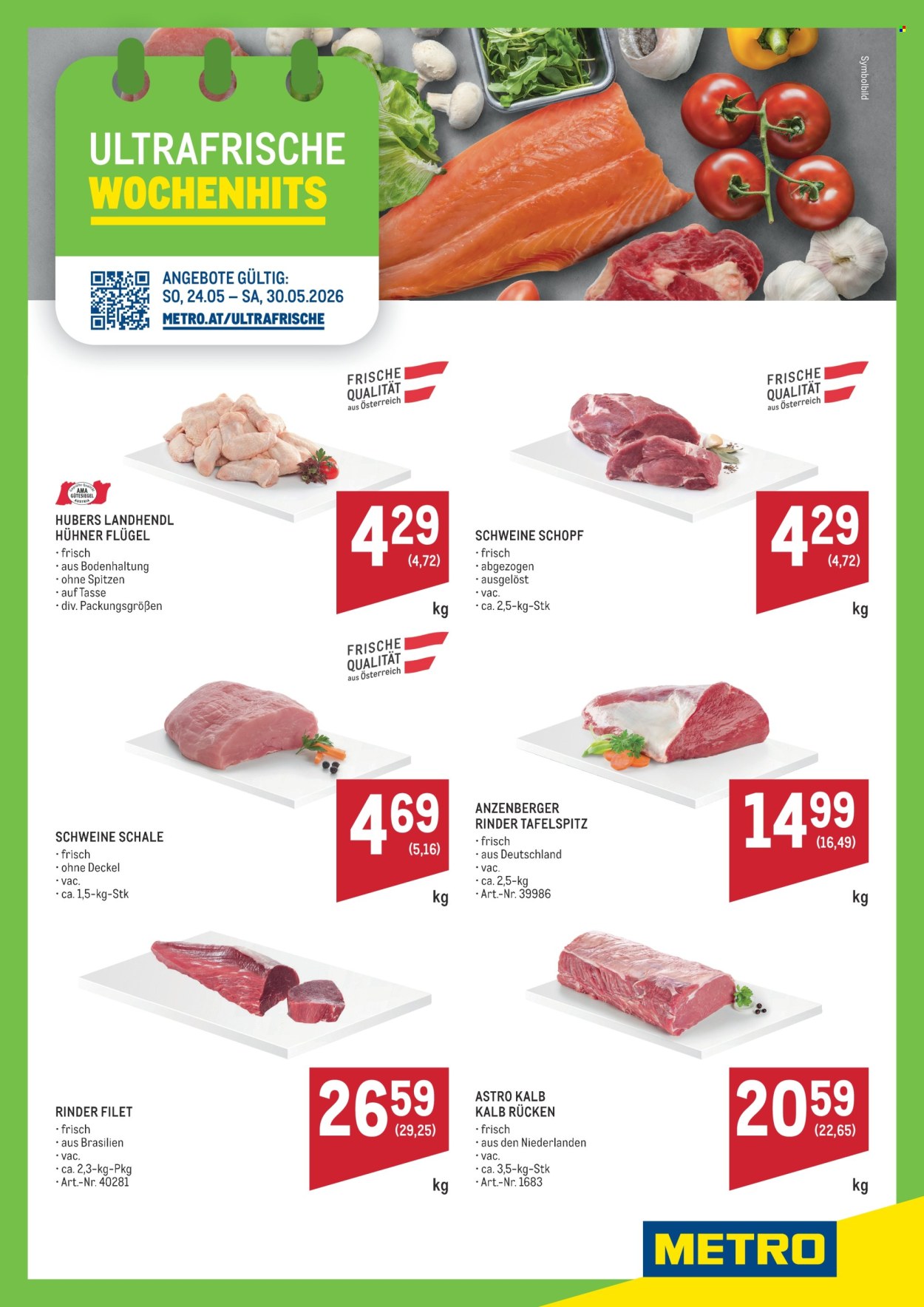 Angebote Metro - 24.5.2026 - 30.5.2026. Seite 1