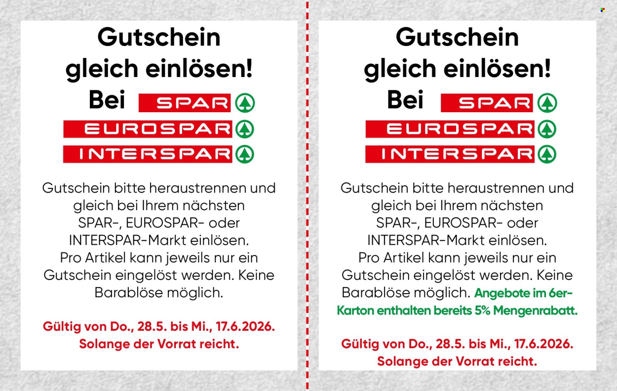 Angebote SPAR - 28.5.2026 - 17.6.2026. Seite 18