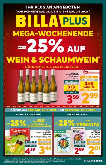 Angebote Billa Plus - 28.5.2026 - 2.6.2026.