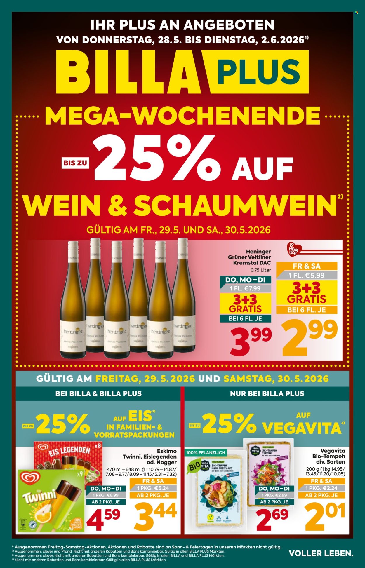 Angebote Billa Plus - 28.5.2026 - 2.6.2026. Seite 1