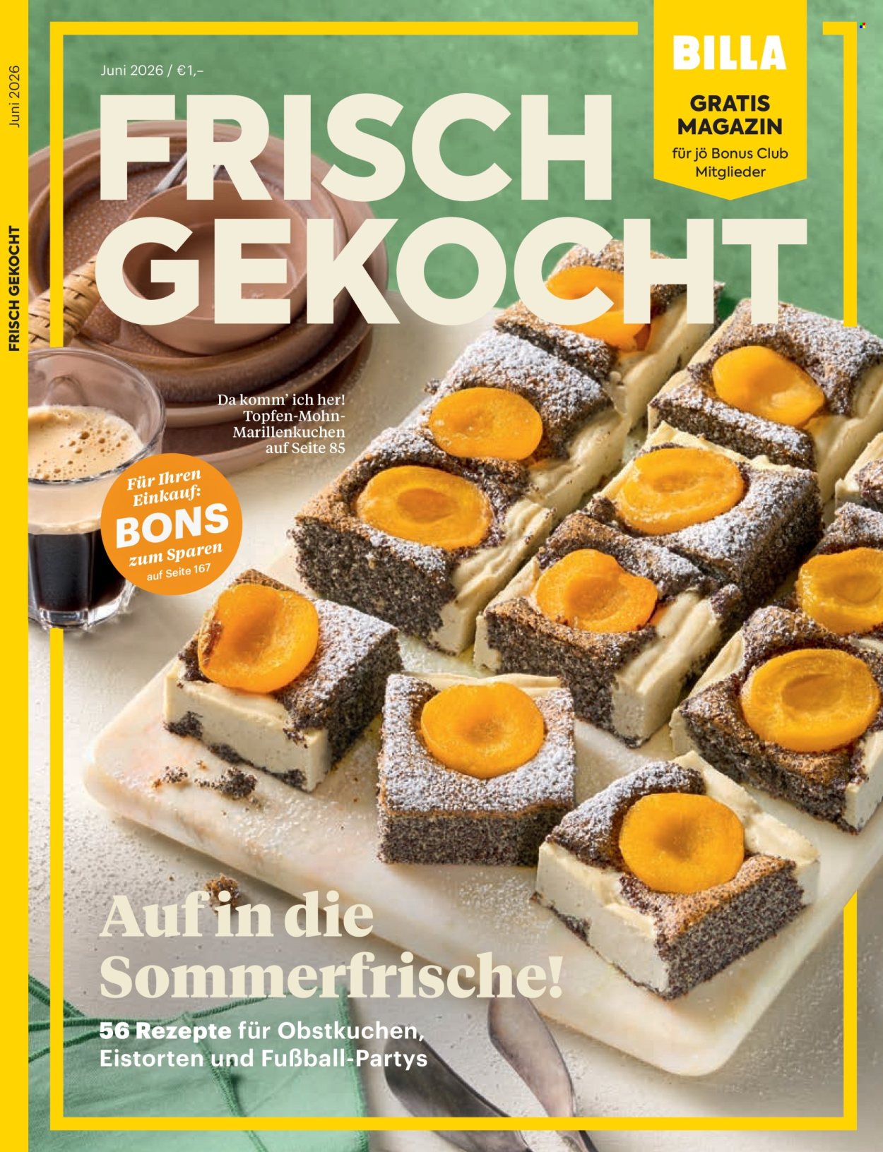 Angebote Billa - 1.6.2026 - 30.6.2026. Seite 1