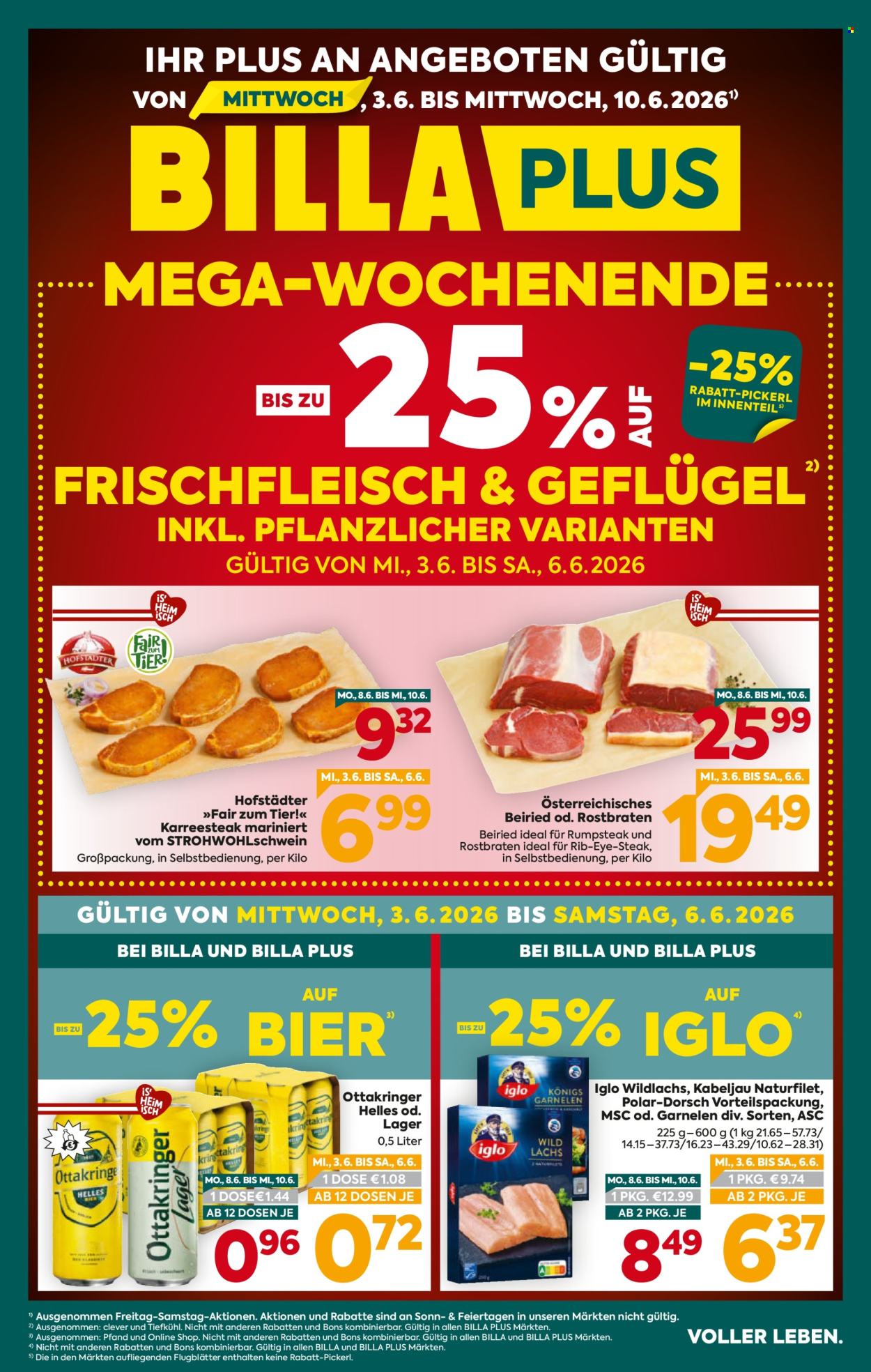 Angebote Billa Plus - 3.6.2026 - 10.6.2026. Seite 1