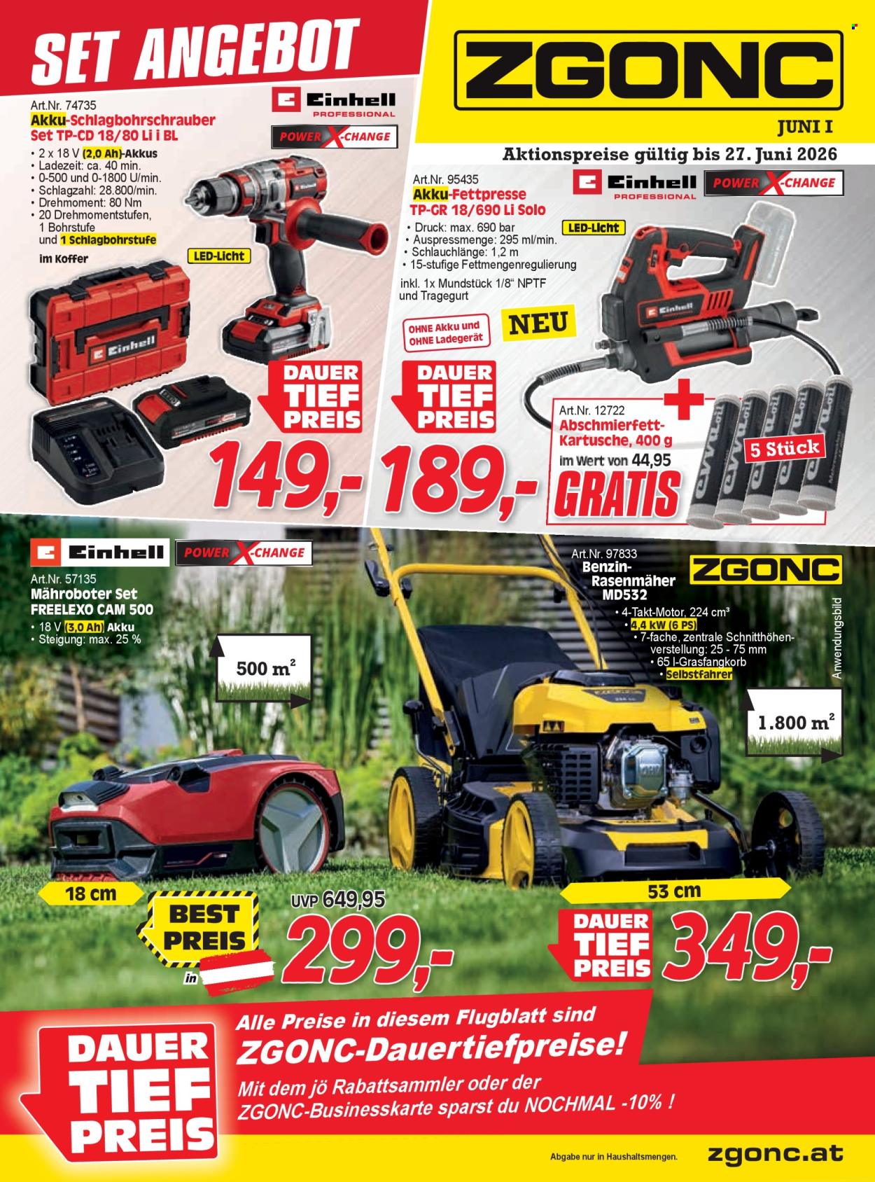 Angebote Zgonc - 1.6.2026 - 27.6.2026. Seite 1