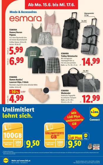 thumbnail - ESMARA Trolley-Reisetasche
