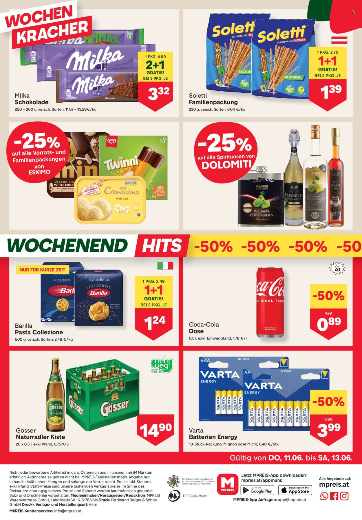 Angebote MPREIS - 11.6.2026 - 17.6.2026. Seite 12