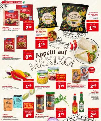 thumbnail - La Fiesta Mexico Soft Tortilla Wraps Weizen Mini