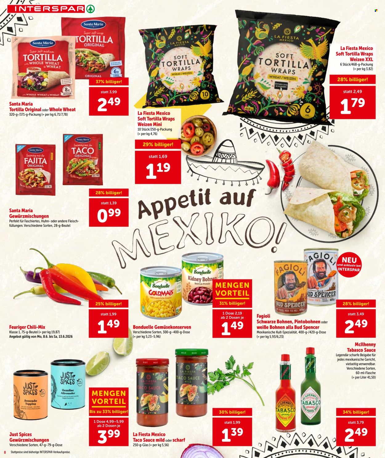 Angebote INTERSPAR - 11.6.2026 - 17.6.2026. Seite 8