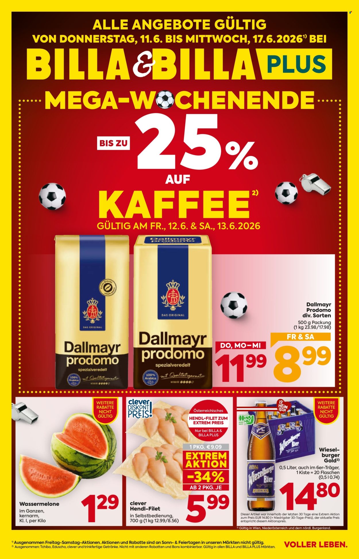 Angebote Billa - 11.6.2026 - 17.6.2026. Seite 1