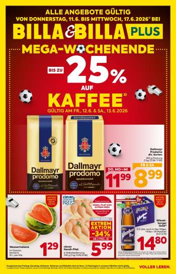 Angebote Billa - 11.6.2026 - 17.6.2026.