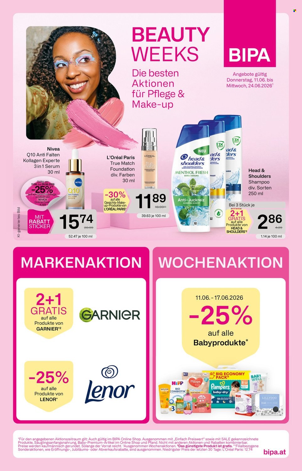 Angebote Bipa - 11.6.2026 - 24.6.2026. Seite 1
