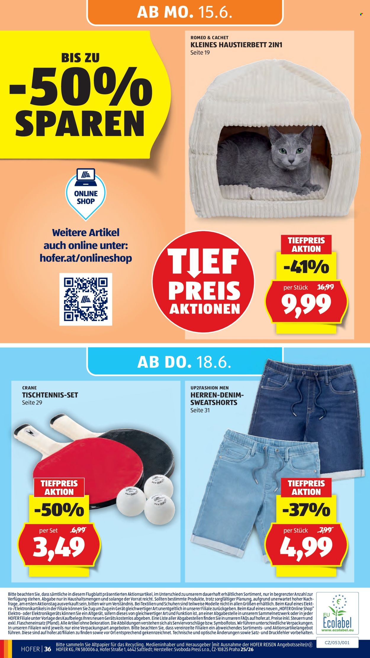 Angebote Hofer - 12.6.2026 - 18.6.2026. Seite 40
