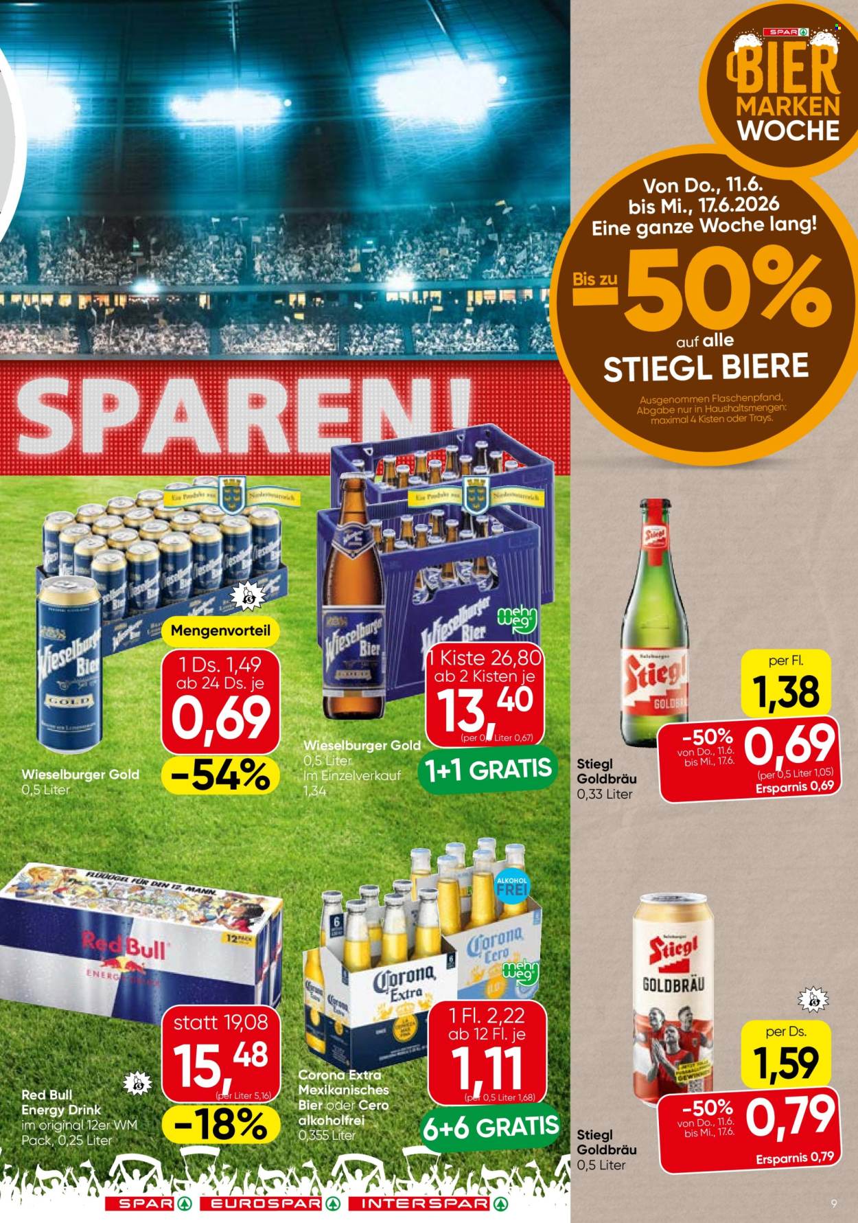 Angebote SPAR - 11.6.2026 - 17.6.2026. Seite 9