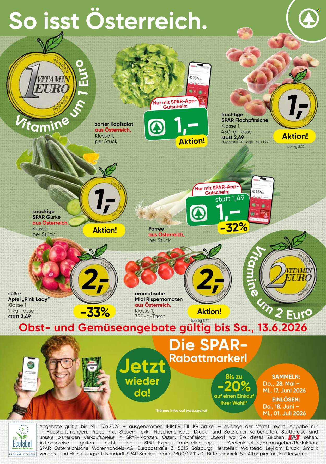 Angebote SPAR - 11.6.2026 - 17.6.2026. Seite 16