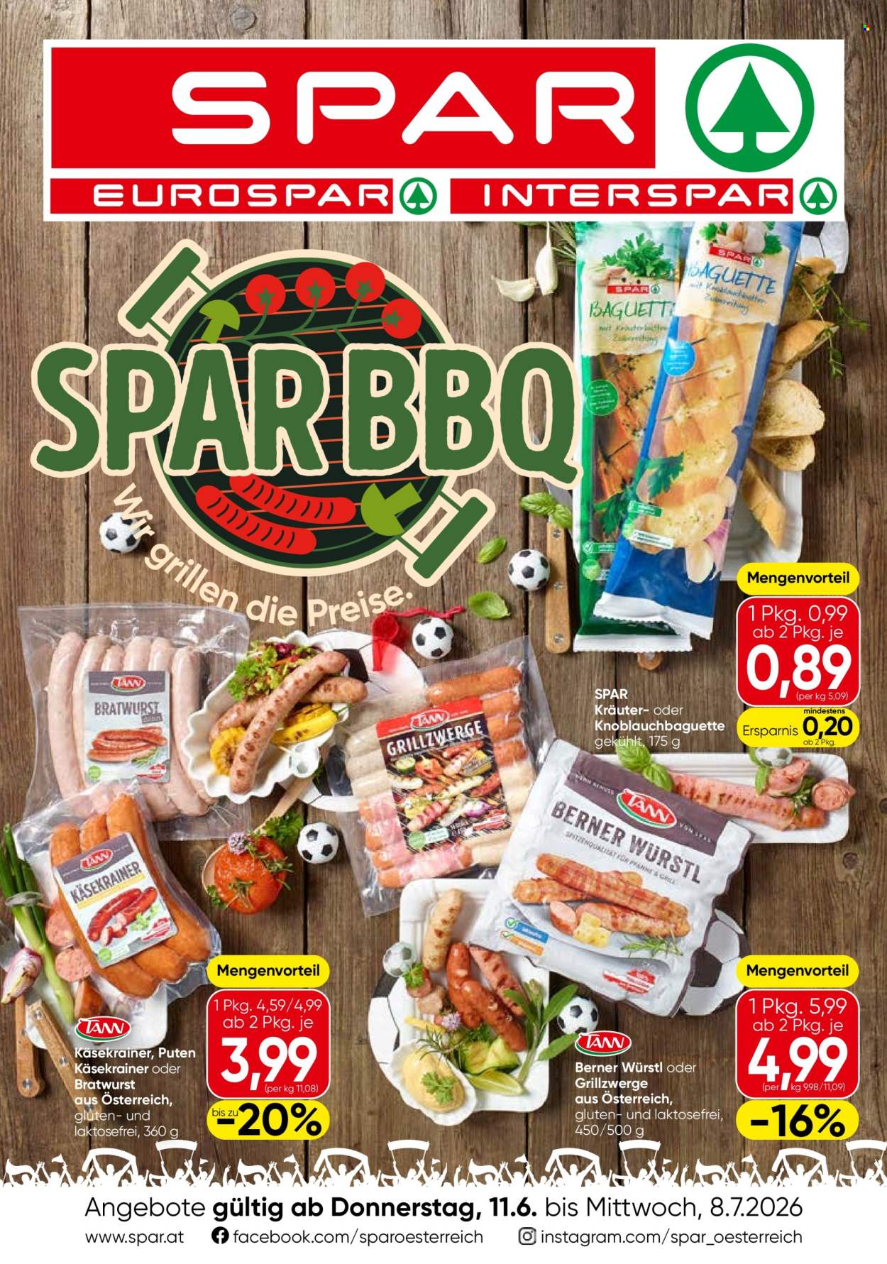 Angebote INTERSPAR - 11.6.2026 - 8.7.2026. Seite 1