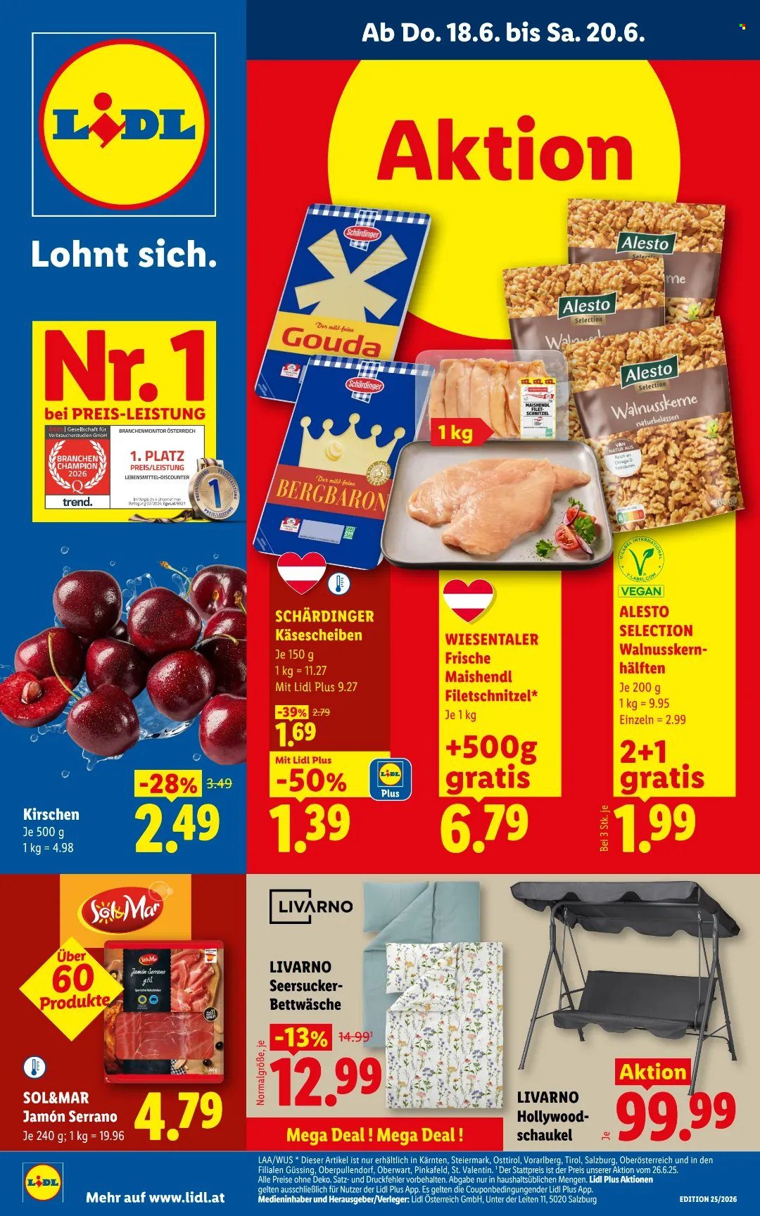 Angebote Lidl - 18.6.2026 - 24.6.2026. Seite 1