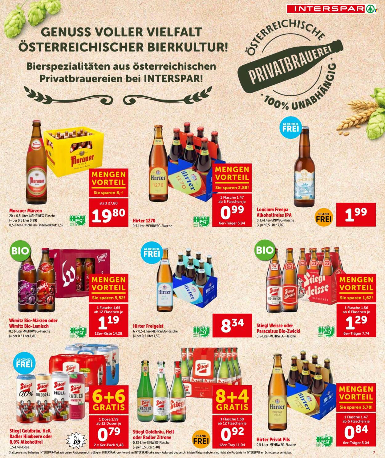 Angebote INTERSPAR - 18.6.2026 - 30.6.2026. Seite 7