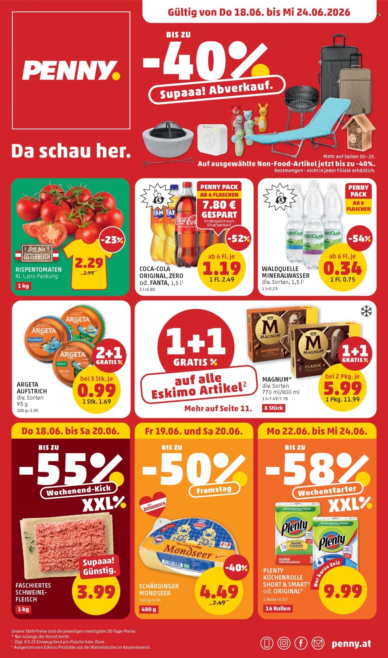 Angebote Penny - 18.6.2026 - 24.6.2026. Seite 1