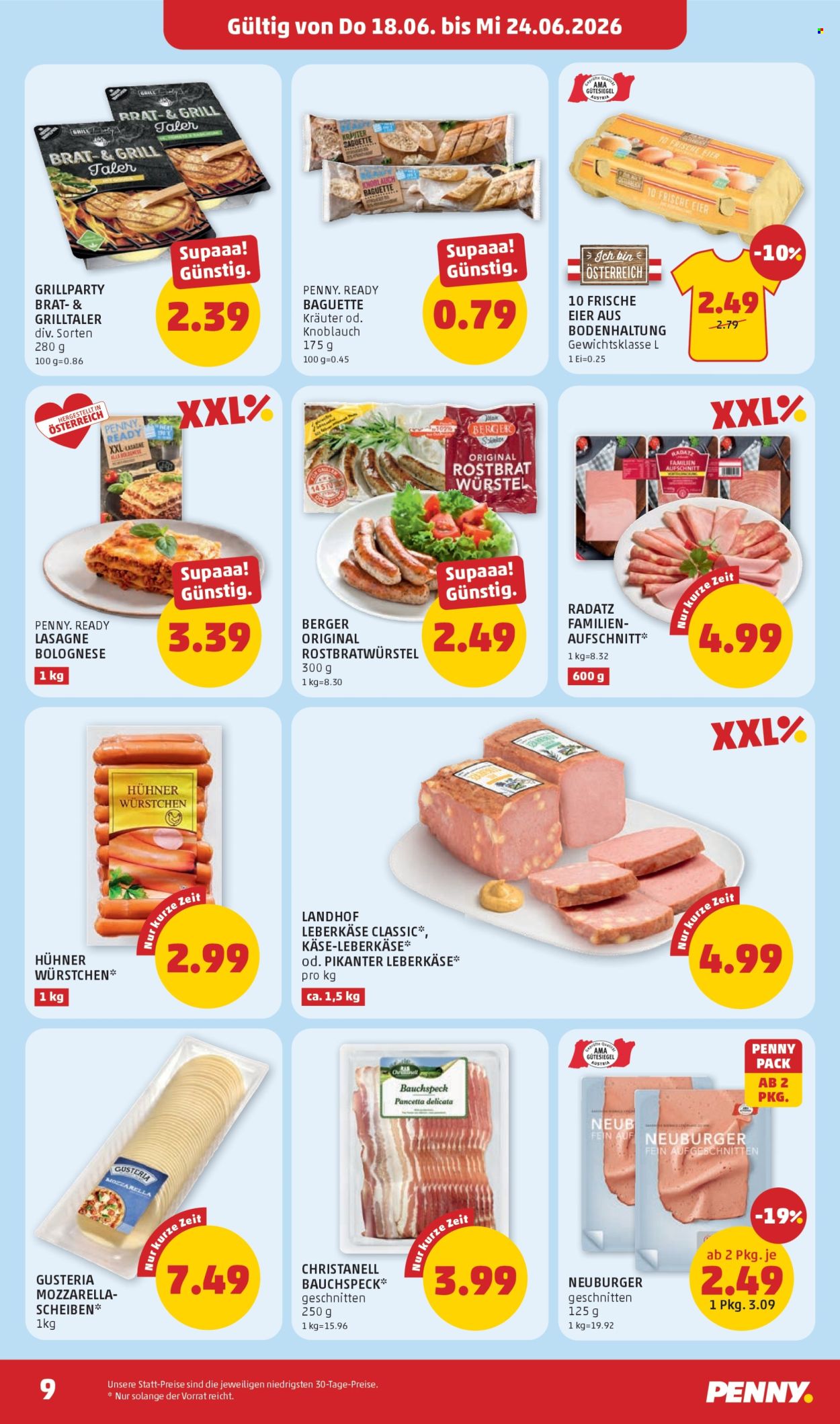 Angebote Penny - 18.6.2026 - 24.6.2026. Seite 9