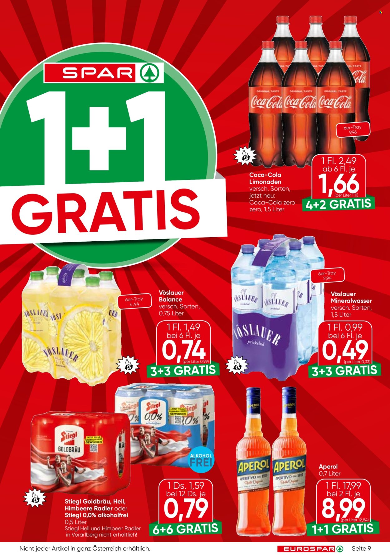 Angebote EUROSPAR - 18.6.2026 - 30.6.2026. Seite 9