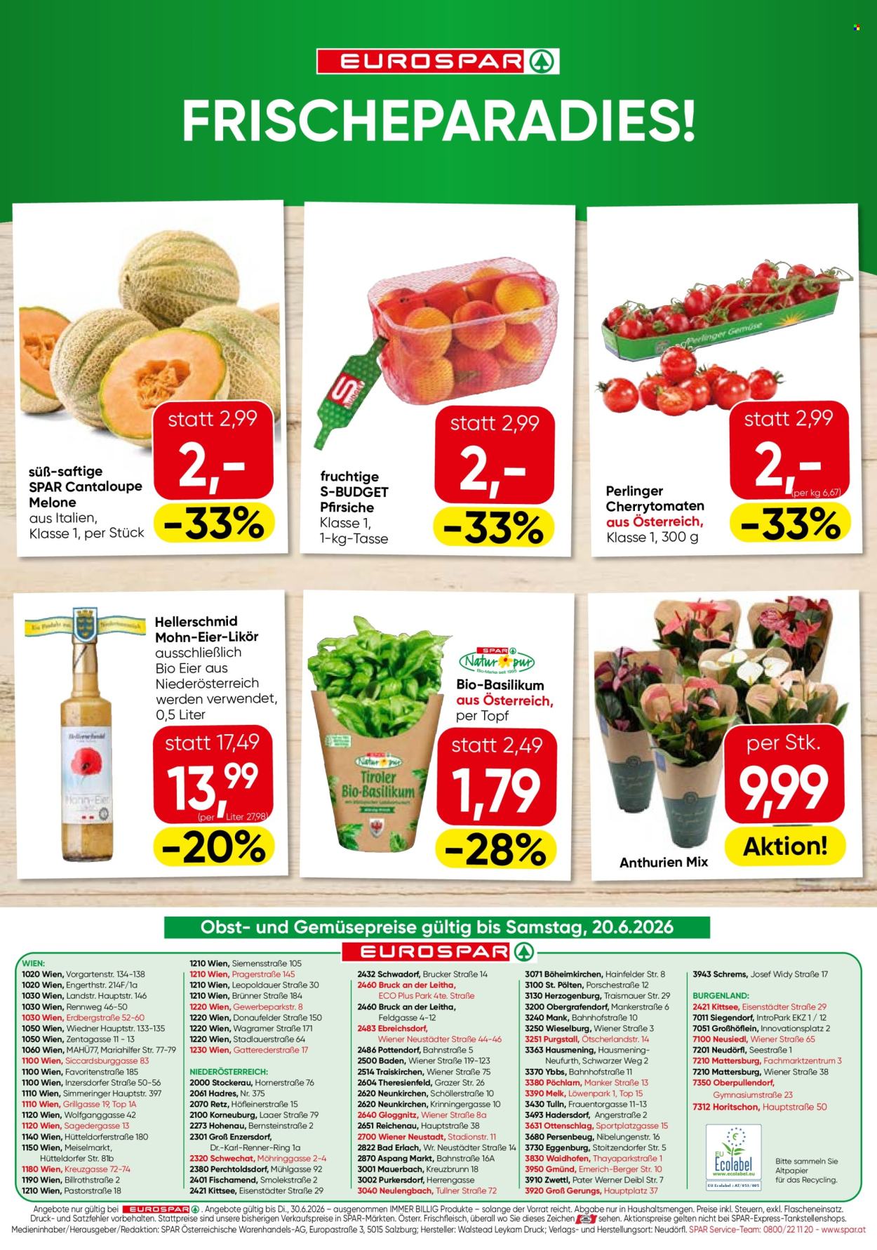 Angebote EUROSPAR - 18.6.2026 - 30.6.2026. Seite 16