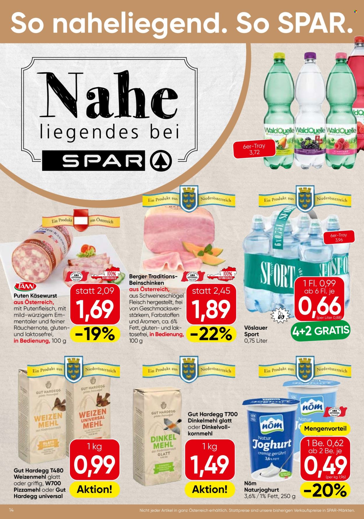 Angebote SPAR - 18.6.2026 - 30.6.2026. Seite 14