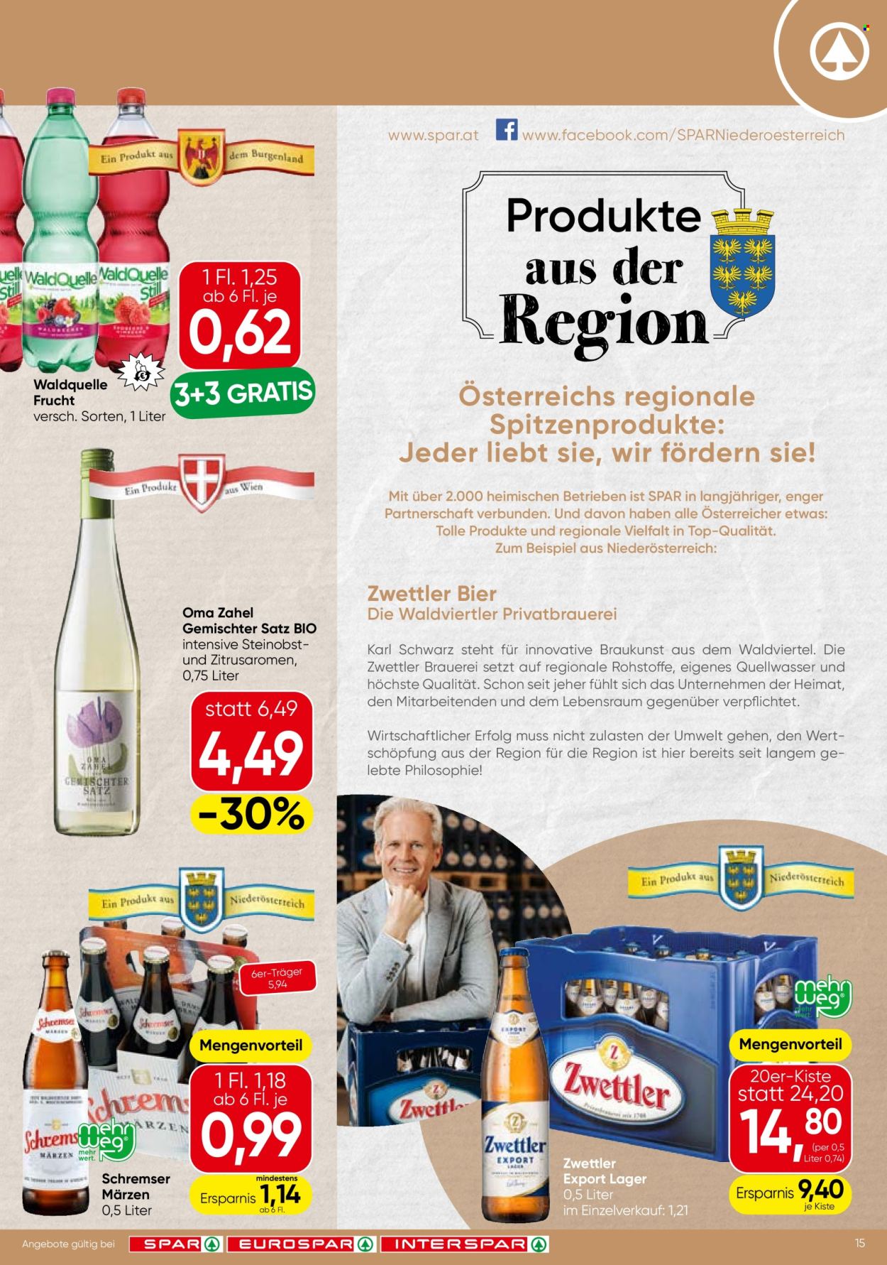 Angebote SPAR - 18.6.2026 - 30.6.2026. Seite 15