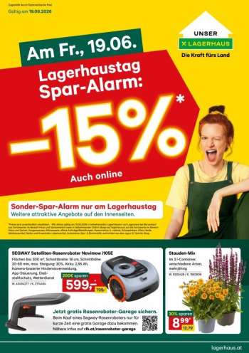 Angebote Lagerhaus - 17.6.2026 - 19.6.2026.