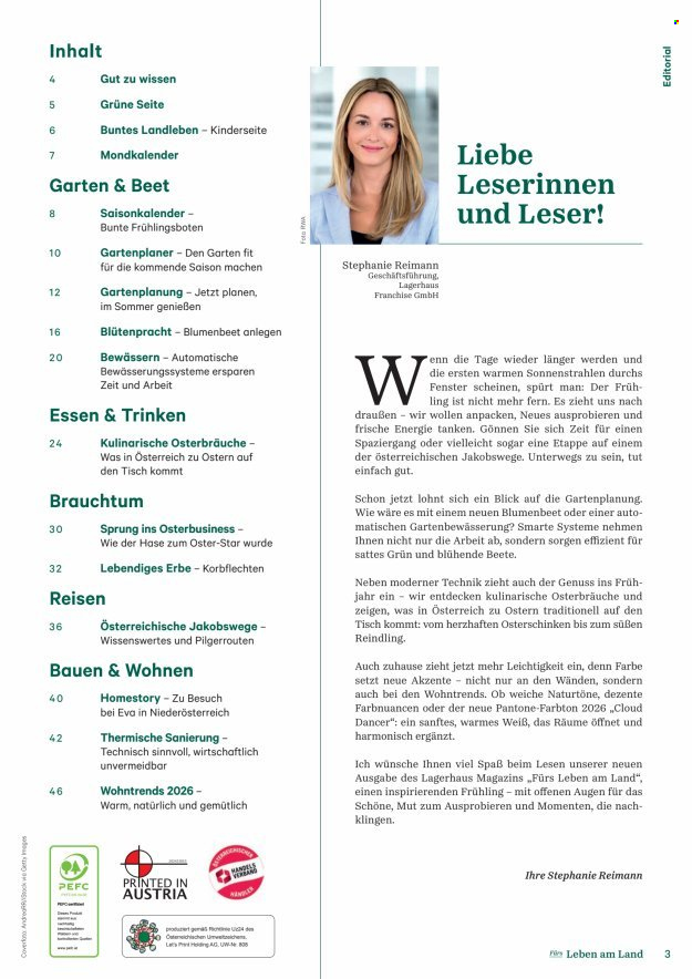Angebote Lagerhaus. Seite 3