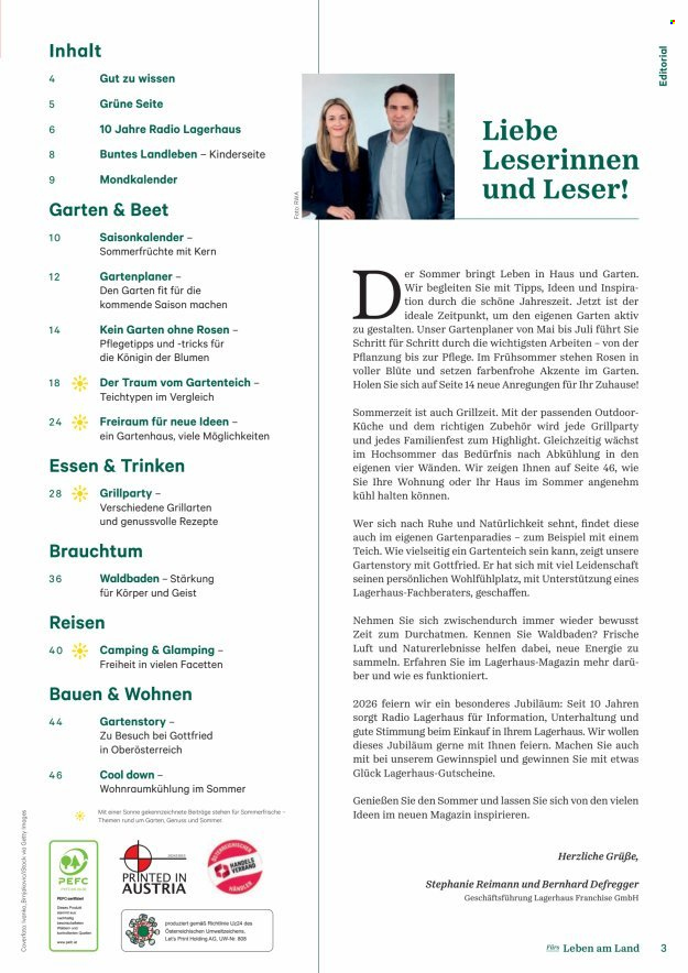 Angebote Lagerhaus. Seite 3