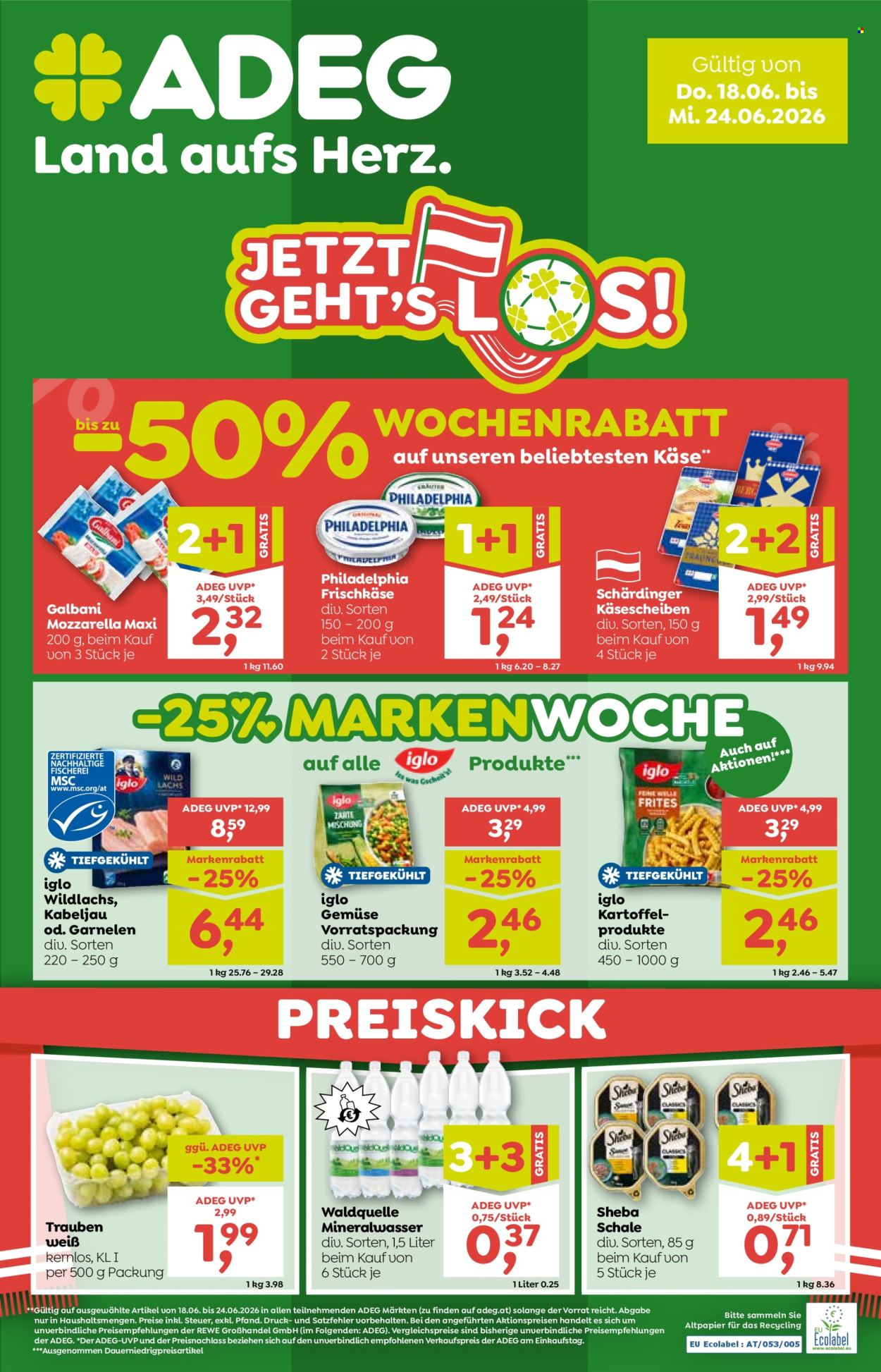 Angebote ADEG - 18.6.2026 - 24.6.2026. Seite 1