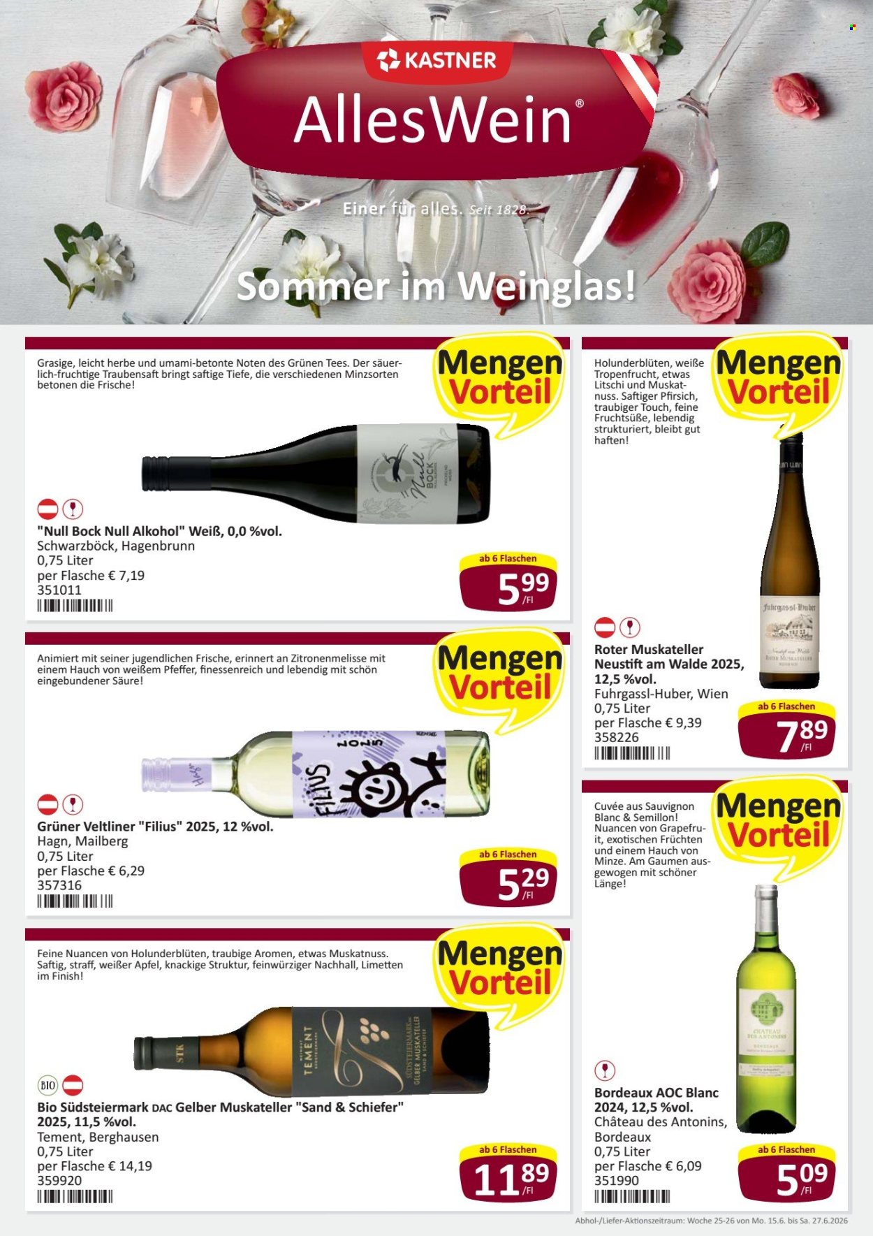 Angebote KASTNER - 15.6.2026 - 27.6.2026. Seite 1