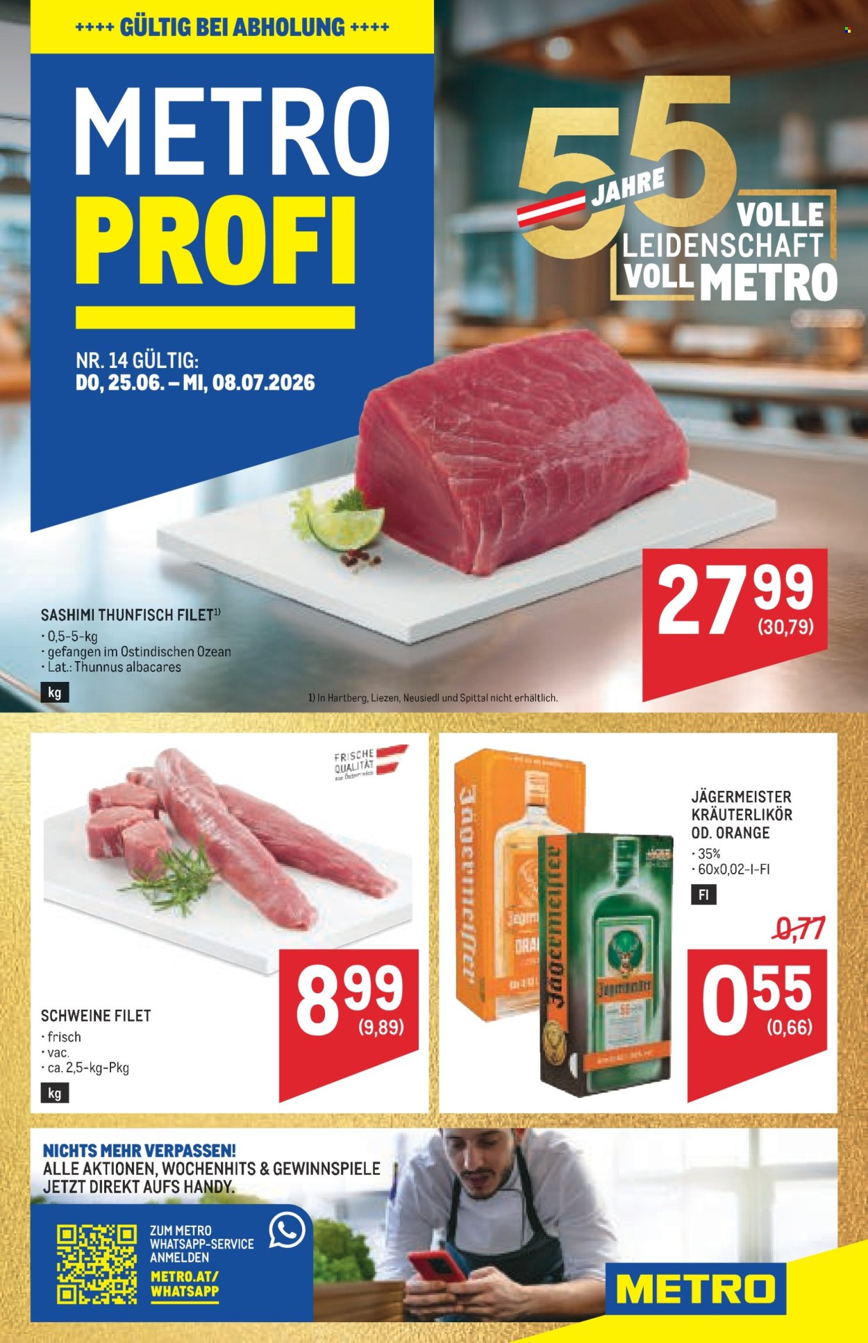 Angebote Metro - 25.6.2026 - 8.7.2026. Seite 1
