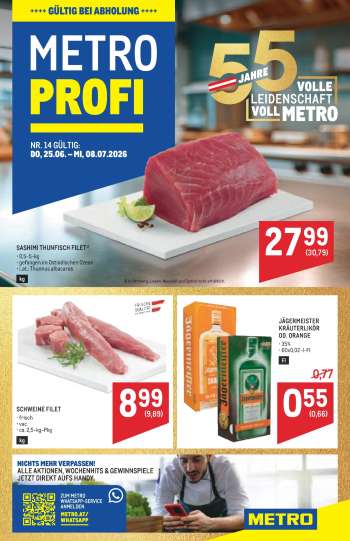 Angebote Metro - 25.6.2026 - 8.7.2026.