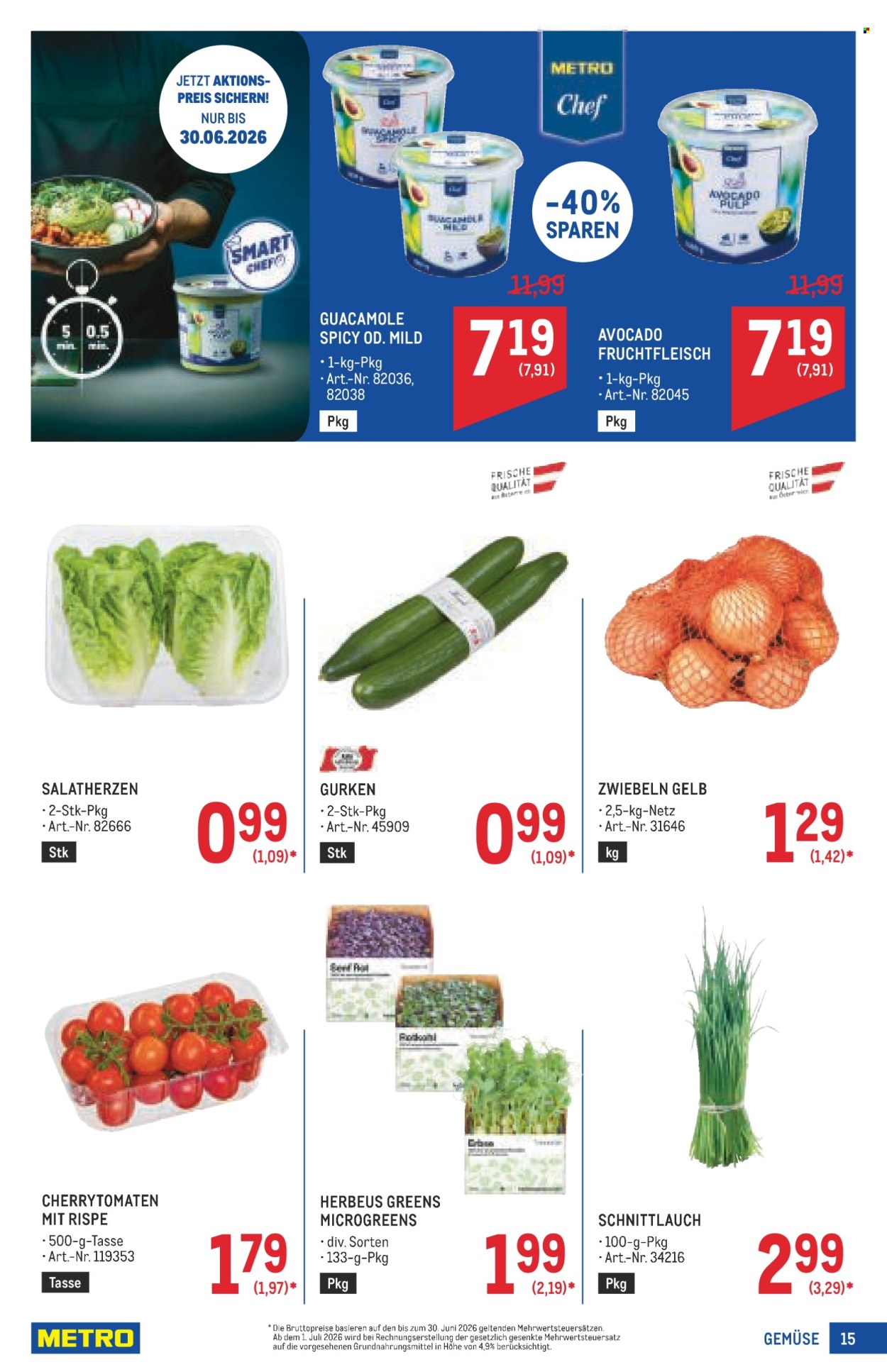 Angebote Metro - 25.6.2026 - 8.7.2026. Seite 15