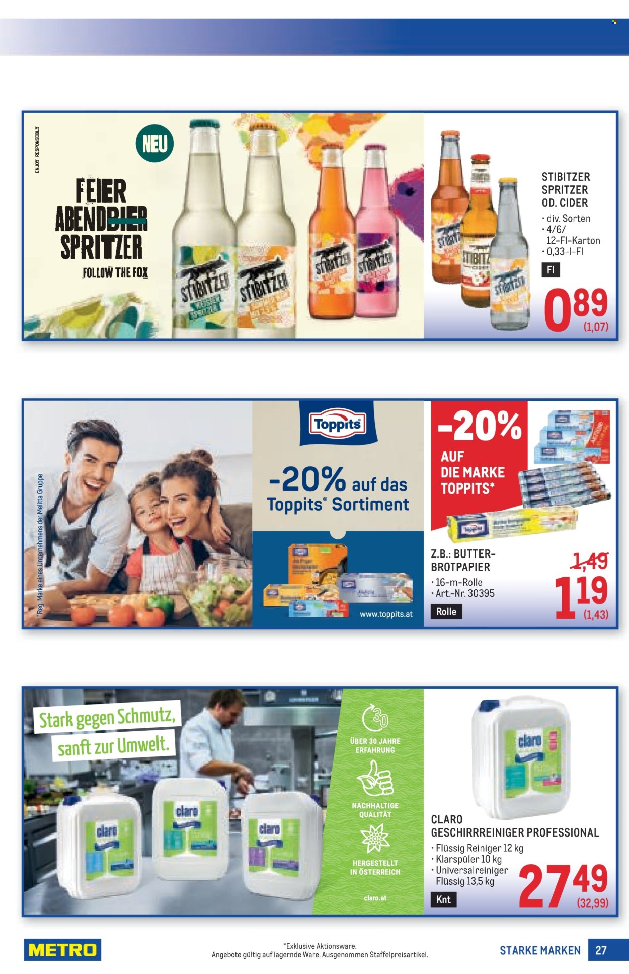 Angebote Metro - 25.6.2026 - 8.7.2026. Seite 27